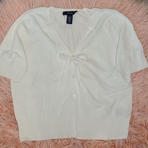 Joneswear Womens white/off white sweater, sz XL